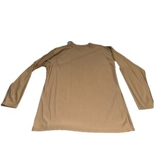 Dri-Duke Moisture Control Therma Form Shirt Sz XL Long Sleeve Beige Tan MENS
